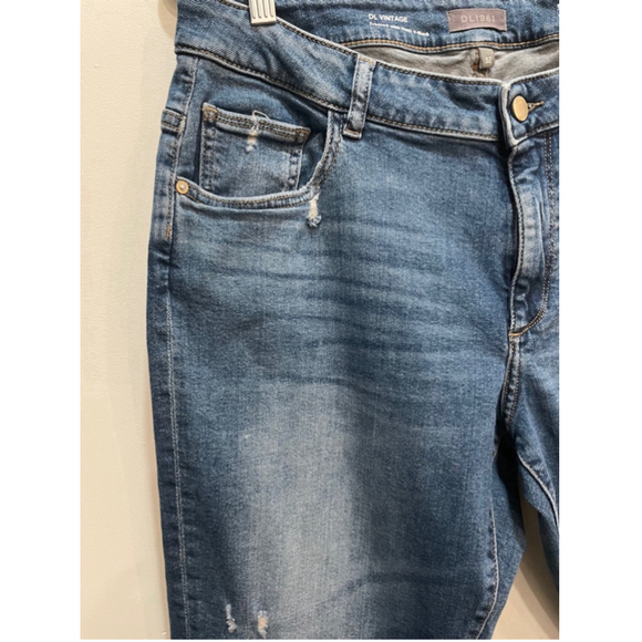 DL1961 Riley Boyfriend Straight Jeans Womens Size 32 - Picture 3 of 12